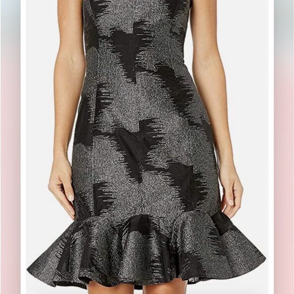 New with tags Halston Jacquard dress - Picture 3 of 7